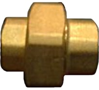 Соединитель латунный (1/2"; гайка/гайка) для трубопровода GENERAL FITTINGS 51037-G/G-1/2