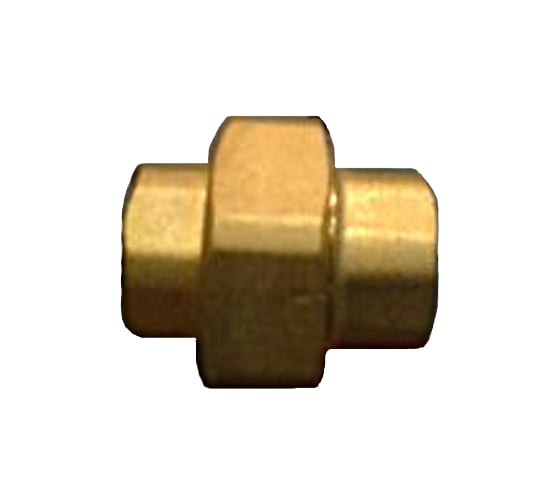Соединитель латунный (3/4"; гайка/гайка) для трубопровода GENERAL FITTINGS 51037-G/G-3/4 1