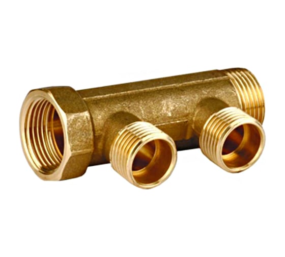 Коллектор (вход 3/4"; выходы 1/2") для трубопровода GENERAL FITTINGS 51045-3/4-1/2-T2