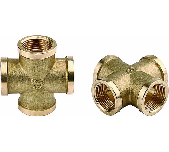 Крестовина (1/2"; г/г/г/г) для трубопровода GENERAL FITTINGS 51049-1/2