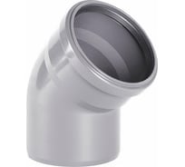 Отвод ХЕМКОР НПВХ внутренняя канализация 110 мм 45 градусов 2391029 0 2327