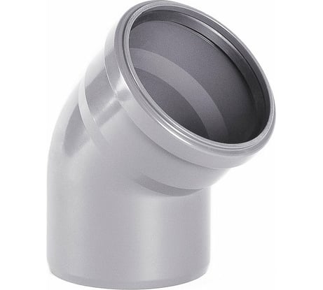 Отвод ХЕМКОР НПВХ внутренняя канализация 50 мм 87 градусов 2391028 0 2396