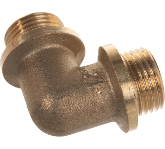 Уголок с упором (1/2"; штуцер/штуцер) для трубопровода GENERAL FITTINGS 51074-S/S-1/2