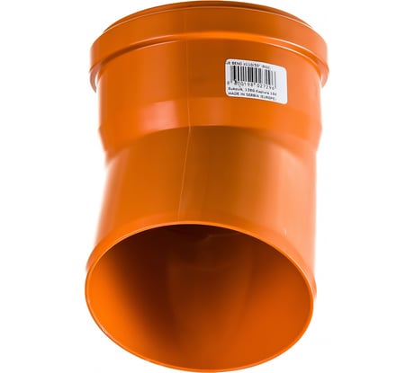 Отвод наружной канализации ХЕМКОР 110 мм, 30 градусов 2481153