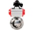 Затвор дисковый DN.ru 304-304-EPDM-2W-W-H Ду50 Ру10 пищ.нерж.сталь,пн.привод, БКВ D050-77231 1
