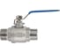 Кран шаровый NEWKEY муфтовый двусоставной НР/НР нержавеющий 2PC AISI304 DN40 1-1/2 PN63 NK-BMML40/4 1