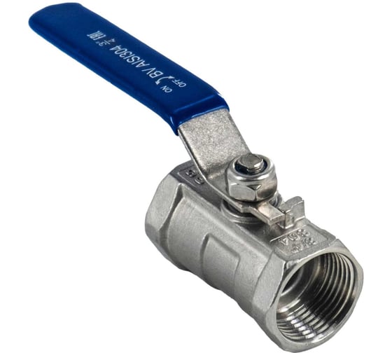 Кран шаровый NEWKEY муфтовый стандартнопроходной нержавеющий 1PC AISI304 DN20 3/4 PN64 NK-BMG20/4