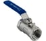 Кран шаровый NEWKEY муфтовый стандартнопроходной нержавеющий 1PC AISI304 DN20 3/4 PN64 NK-BMG20/4 1