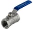 Кран шаровый NEWKEY муфтовый стандартнопроходной нержавеющий 1PC AISI304 DN20 3/4 PN64 NK-BMG20/4 4
