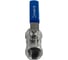 Кран шаровый NEWKEY муфтовый стандартнопроходной нержавеющий 1PC AISI304 DN20 3/4 PN64 NK-BMG20/4 5