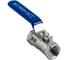 Кран шаровый NEWKEY муфтовый стандартнопроходной нержавеющий 1PC AISI304 DN15 1/2 PN64 NK-BMG15/4 2