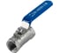 Кран шаровый NEWKEY муфтовый стандартнопроходной нержавеющий 1PC AISI304 DN15 1/2 PN64 NK-BMG15/4 5
