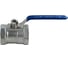 Кран шаровый NEWKEY муфтовый стандартнопроходной нержавеющий 1PC AISI304 DN40 1-1/2 PN40 NK-BMG40/4 5