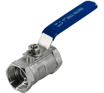 Кран шаровый NEWKEY муфтовый стандартнопроходной нержавеющий 1PC AISI304 DN25 1 PN64 NK-BMG25/4