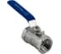 Кран шаровый NEWKEY муфтовый стандартнопроходной нержавеющий 1PC AISI304 DN25 1 PN64 NK-BMG25/4 3