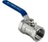 Кран шаровый NEWKEY муфтовый стандартнопроходной нержавеющий 1PC AISI304 DN32 1-1/4 PN40 NK-BMG32/4 1