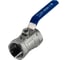 Кран шаровый NEWKEY муфтовый стандартнопроходной нержавеющий 1PC AISI304 DN32 1-1/4 PN40 NK-BMG32/4 4