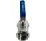 Кран шаровый NEWKEY муфтовый стандартнопроходной нержавеющий 1PC AISI304 DN32 1-1/4 PN40 NK-BMG32/4 5