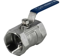 Кран шаровый NEWKEY муфтовый стандартнопроходной нержавеющий 1PC AISI304 DN50 2 PN40 NK-BMG50/4