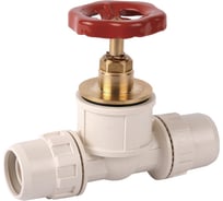 Запорный кран для трубопровода Зубр в сборе "ШиреФит" (16х16 мм) 51571-16