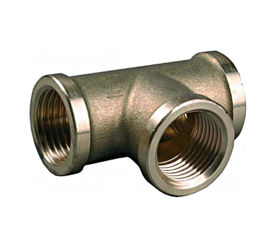 Тройник (1/2"; гайка/гайка/гайка) для трубопровода GENERAL FITTINGS 51055-1/2