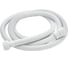 Шланг душевой GFmark 1/2 1,5 м белого цвета, металлический рифлённый 3775 1