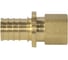Муфта для PE-X труб РОС аксиальная латунь Дн 25х3/4 ВР 129-6875 1