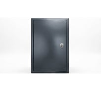 Люк ревизионный ООО Вентмаркет 400х600(h) мм, металический на замке, антрацит LRZPAn400x600