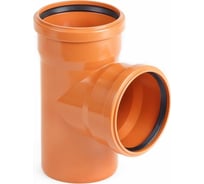 Тройник наружной канализации ХЕМКОР 250х110 мм 87 градусов 2481131 18710