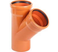 Тройник наружной канализации ХЕМКОР 315315мм 45 градусов 2481114 0 6673