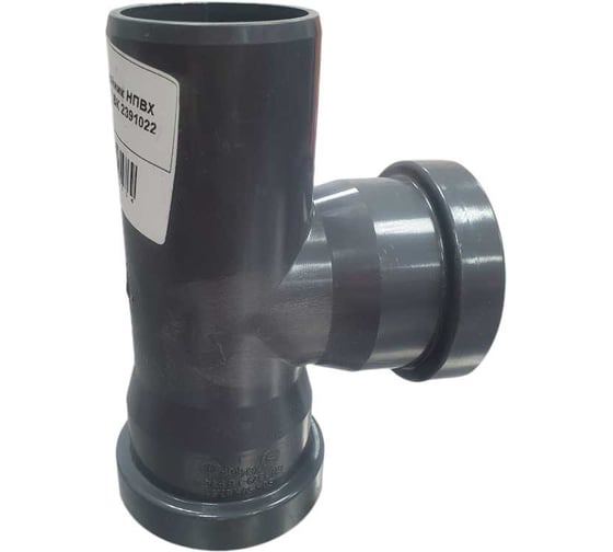 Тройник ХЕМКОР НПВХ внутренняя канализация 5050 мм 87 градусов 2391022 0 2611 1