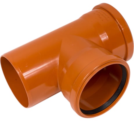 Тройник наружной канализации ХЕМКОР 110110 мм 87 градусов 2491091 0 5980
