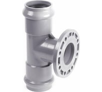 Тройник с ПВХ фланцем ХЕМКОР 225х100 мм, 90 градусов 2181131