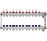 Коллекторная группа BYR PEX из нерж. стали 1-Т12-3/4ЕК L=50 с расходомерами, термостатическими клапанами 2425-12 1