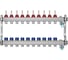 Коллекторная группа BYR PEX из нерж. стали 1-Т10-3/4ЕК L=50 с расходомерами, термостатическими клапанами 2425-10 1
