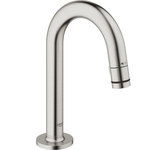 Кран для раковины Grohe Universal без функции смешивания, с C-изливом, суперсталь 20201DC0