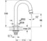 Кран для раковины Grohe Universal без функции смешивания, с C-изливом, суперсталь 20201DC0 2