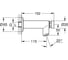 Кран Grohe Euroeco Cosmopolitan T автоматический, без функции смешивания, хром 36266000 2