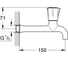 Кран для кухонной мойки Grohe Costa L, без функции смешивания, хром 30064001 2