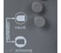 Сервопривод для 3-ходовых зональных клапанов STOUT SVM-0171-230008 230V RG0091NU9H0444 7