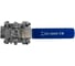 Кран шаровый NEWKEY муфтовый трёхсоставной нержавеющий (3PC), AISI304 DN20 (3/4), (CF8), PN64 NK-BMT20/4 3