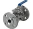 Кран шаровый NEWKEY фланцевый трехсоставной нержавеющий (3PC), AISI304 DN20 (3/4), (CF8), PN16 NK-BF20/4 1