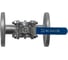 Кран шаровый NEWKEY фланцевый трехсоставной нержавеющий (3PC), AISI304 DN20 (3/4), (CF8), PN16 NK-BF20/4 3
