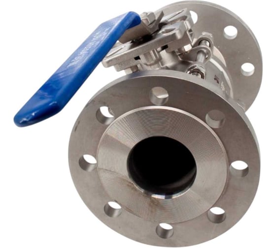 Кран шаровый NEWKEY фланцевый под привод нержавеющий (3PC), AISI316 DN65 (2_1/2), (CF8M), PN40 NK-BFph65/6
