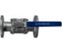 Кран шаровый NEWKEY фланцевый под привод нержавеющий (3PC), AISI304 DN65 (2_1/2), (CF8), PN16 NK-BFp65/4 2