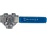Кран шаровый NEWKEY трехходовой (T-тип) нержавеющий, AISI304 DN15 (1/2), (CF8), PN64 NK-BTt15/4 5