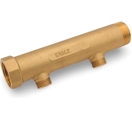 Коллектор со штуцером Н.Р. 1 1/4"-Т2-1/2", L=80 mm BYR PEX 2942В