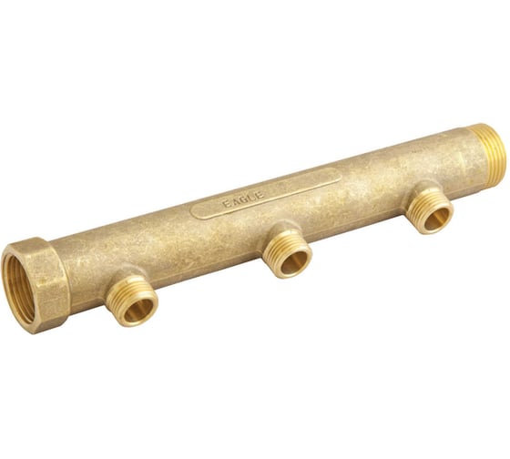Коллектор со штуцером Н.Р. 1 1/4"-Т3-3/4" L=80 BYR PEX 2946В