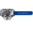 Кран шаровый NEWKEY трехходовой (T-тип) нержавеющий, AISI316 DN40 (1_1/2), (CF8M), PN40 NK-BTt40/6 5