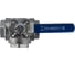 Кран шаровый NEWKEY трехходовой (L-тип) нержавеющий, AISI316 DN50 (2), (CF8M), PN40 NK-BTl50/6 5